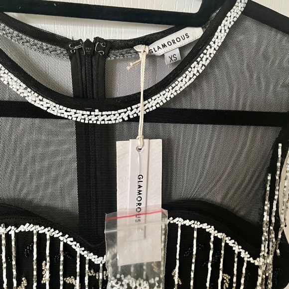 Sequin fringe dress NWT - Picture 4 of 5